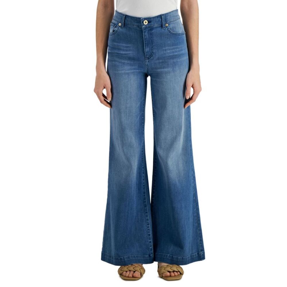 INC International Concepts Womens High Rise Wide Leg Jean